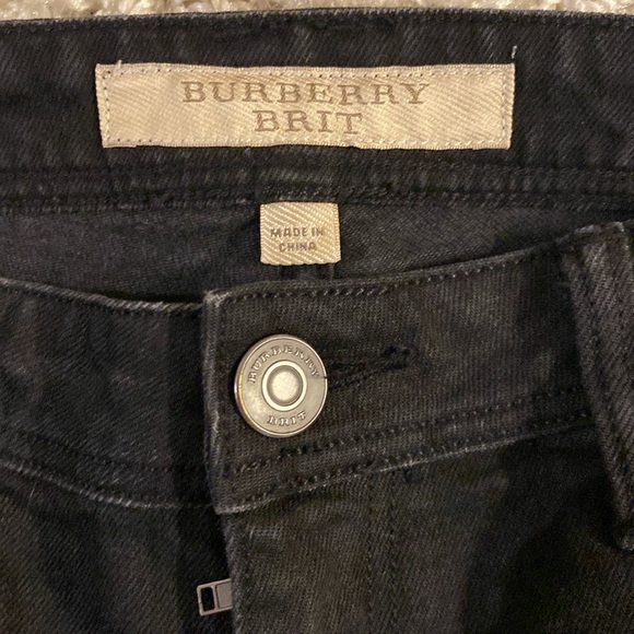 Burberry Brit Black Denim Jeans size 28 - Picture 2 of 5